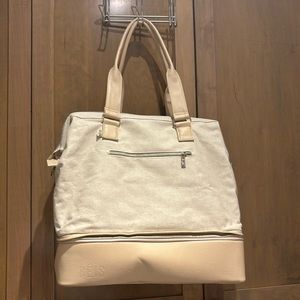 Beis beige convertible mini weekender